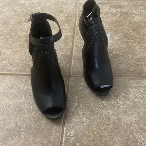 Michael Kors Leather Studded Bootie